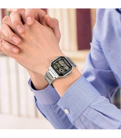 Reloj Hora Mundial Digital Collection Timeless Armys Men CASIO - AE-1200WHD-1AVEF