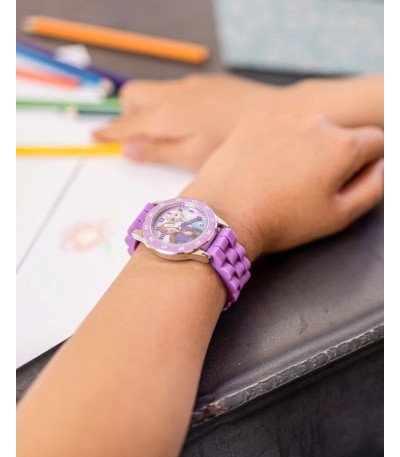 Reloj Infantil Frozen Lila Analógico DISNEY - FZN9505