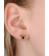 Pendientes Silueta Mickey & Minnie Mouse Dorado DISNEY - AG0045P