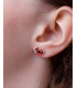Pendientes Silueta Minnie Mouse Lunares DISNEY - AG0050P