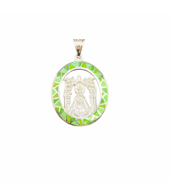 Medalla Orla Virgen Peñarroya Vidriera Pequeña TORRES JOYEROS - RH250526