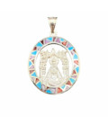 Medalla Orla Virgen Peñarroya Vidriera Mediana TORRES JOYEROS - RH250527