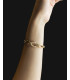 Pulsera Mujer Acero Dorado Centro Circonitas Woman`s Heart LOTUS STYLE - LS2360-2/1