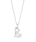 Collar Plata 925 Gato con circonitas LOTUS SILVER - LP3873-1/1