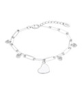 Pulsera Moments Love Corazón Eslabones Corazones Circonitas LOTUS SILVER - LP3269-2/1