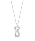 Collar Plata 925 Perro con circonitas LOTUS SILVER - LP3874-1/1