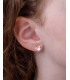 Pendientes Silueta Minnie Mouse Lazo Rosa DISNEY - AG0007P