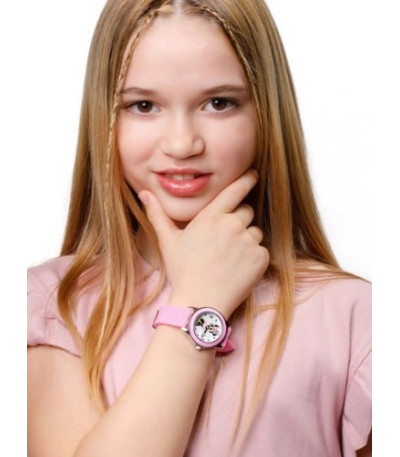 Reloj Infantil Minnie Mouse Rosa Analógico DISNEY - MN1442