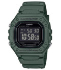 Reloj Digital en negativo color Verde Caza CASIO Collection - W-218H-3BVEF