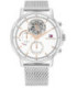 Reloj Hombre Acero Stewart Malla Milanesa Esfera Blanca TOMMY HILFIGER - 1710682
