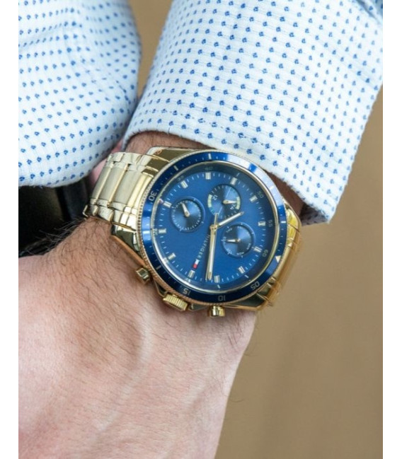 Reloj Hombre Multifunción Parker Chapado Oro TOMMY HILFIGER - 1791834