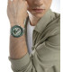 Reloj Hombre Crono Acero Esfera Verde y blanca Mission MARK MADDOX - HM1021-65