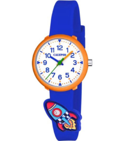 Reloj Niño Analógico MY FIRST WATCH Cohete Naranja CALYPSO - K5845/1