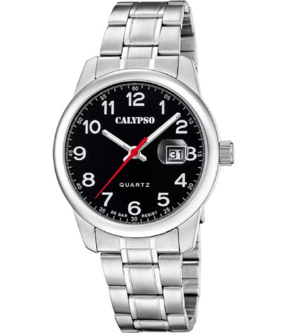 Reloj Básico para Hombre Esfera Negra Lupa CALYPSO - K5872/6
