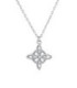 Collar Plata Rodiada Nudo Bruja 15mm - 9116160