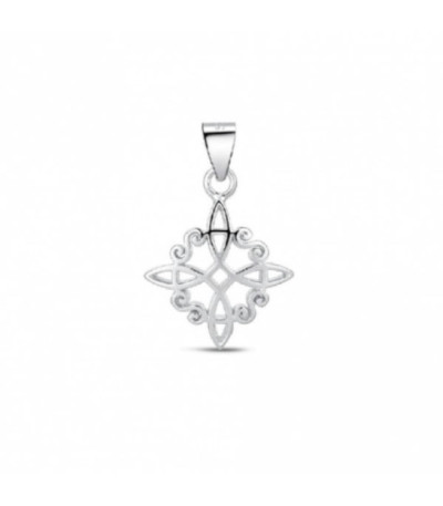 Colgante Nudo de Bruja en Plata 925 15mm - 9117352