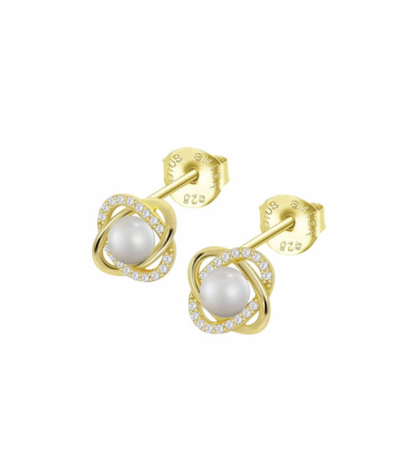 Pendientes Flor Perla Mujer LOTUS SILVER - LP3094-4/2