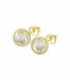 Pendientes Dorados con Perla LOTUS SILVER Pearls - LP3095-4/2