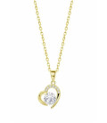 Collar Dorado con Corazón LOTUS SILVER - LP3106-1/4
