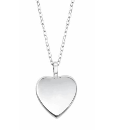 Collar Mujer Love Corazón Liso LOTUS SILVER - LP3876-1/1
