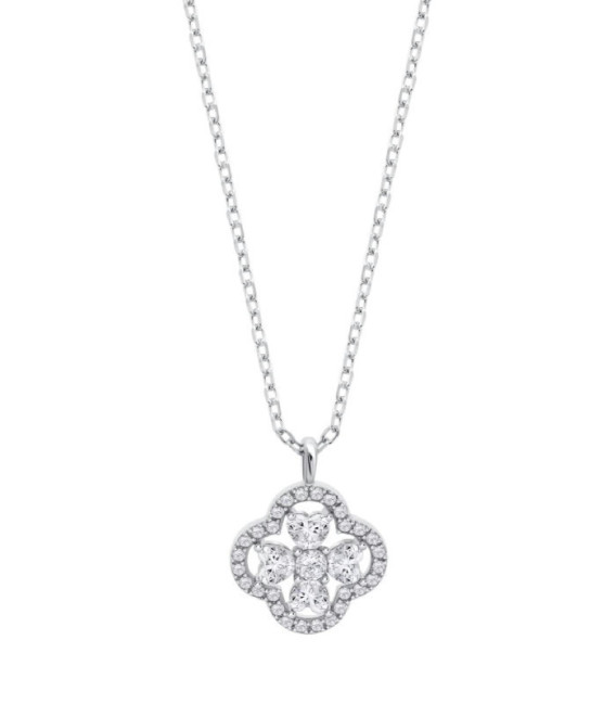 Collar Ramo de Flores LOTUS SILVER - LP3895-1/1