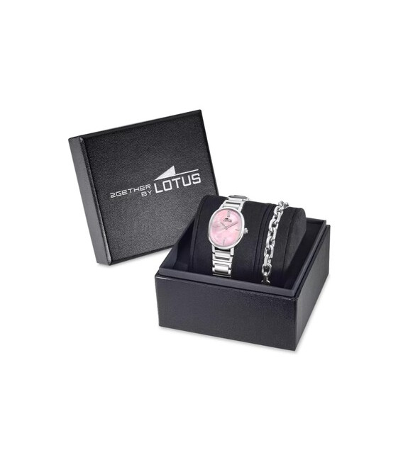 Reloj Mujer Ovalado Esfera Rosa Nacarado 2GETHER by LOTUS - 19012/2