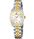 Reloj Mujer Freedom Bicolor Esfera Blanca LOTUS - 19014/1
