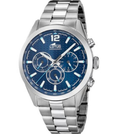 Reloj Hombre Minimalist Crono Esfera Azul Oscuro LOTUS - 18152/C
