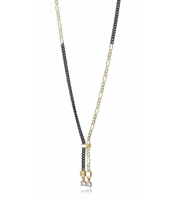 Collar Plata Dorado e IP Gris con Circonitas VICEROY JEWELS - 13249C100-35