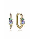 Aros Ovales Plata Dorada Multicolor VICEROY JEWELS - 15129E100-39