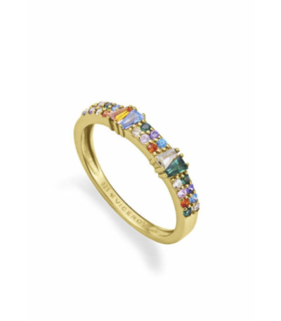 Anillo Plata Dorada Multicolor T12 VICEROY JEWELS - 15130A012-39
