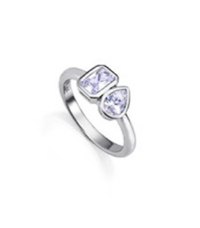 Anillo Plata Rodiada 2 Circonitas T14 VICEROY JEWELS - 2319A014-30