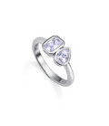 Anillo Plata Rodiada 2 Circonitas T14 VICEROY JEWELS - 2319A014-30