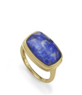 Anillo Plata Dorada Lapislazuli T14 VICEROY JEWELS - 2341A014-43
