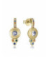 Pendientes Plata Dorada Piedras Multicolor VICEROY JEWELS - 2346E100-39
