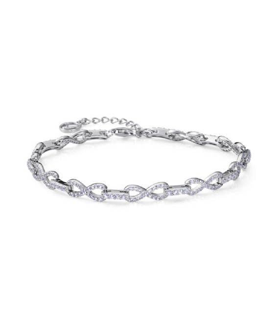 Pulsera Elegante de Plata Rodiada con Circonitas VICEROY FASHION - 9160P000-30