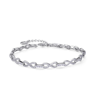 Pulsera Elegante de Plata Rodiada con Circonitas VICEROY FASHION - 9160P000-30