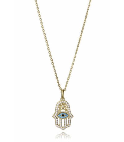 Collar Plata Dorado Mano de Fátima Circonitas VICEROY JEWELS - 2360C100-30