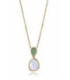 Collar Plata Dorado Nacar y Piedras Verdes VICEROY JEWELS - 2364C100-92