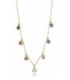 Gargantilla Plata Dorada Con Coltantes de Piedras Multicolor VICEROY JEWELS - 2365C100-39