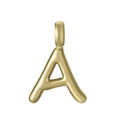 Motivo Colgante Letra A acero IP oro VICEROY FASHION - 15200M01012A