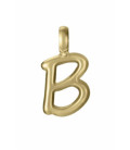 Motivo Colgante Letra B acero IP oro VICEROY FASHION - 15200M01012B