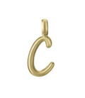Motivo Colgante Letra C acero IP oro VICEROY FASHION - 15200M01012C