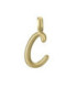Motivo Colgante Letra C acero IP oro VICEROY FASHION - 15200M01012C