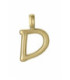Motivo Colgante Letra D acero IP oro VICEROY FASHION - 15200M01012D