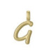 Motivo Colgante Letra G acero IP oro VICEROY FASHION - 15200M01012G
