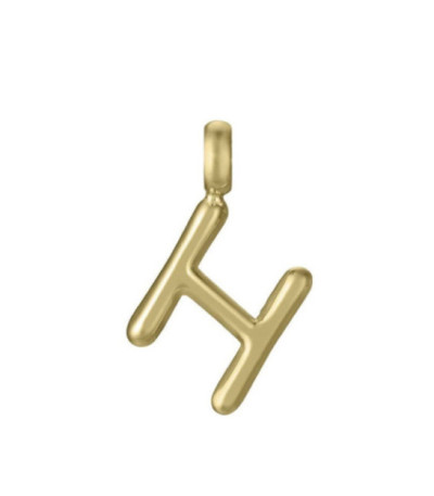 Motivo Colgante Letra H acero IP oro VICEROY FASHION - 15200M01012H