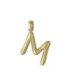Motivo Colgante Letra M acero IP oro VICEROY FASHION - 15200M01012M