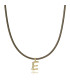 Motivo Colgante Letra E acero IP oro VICEROY FASHION - 15200M01012E
