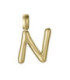 Motivo Colgante Letra N acero IP oro VICEROY FASHION - 15200M01012N